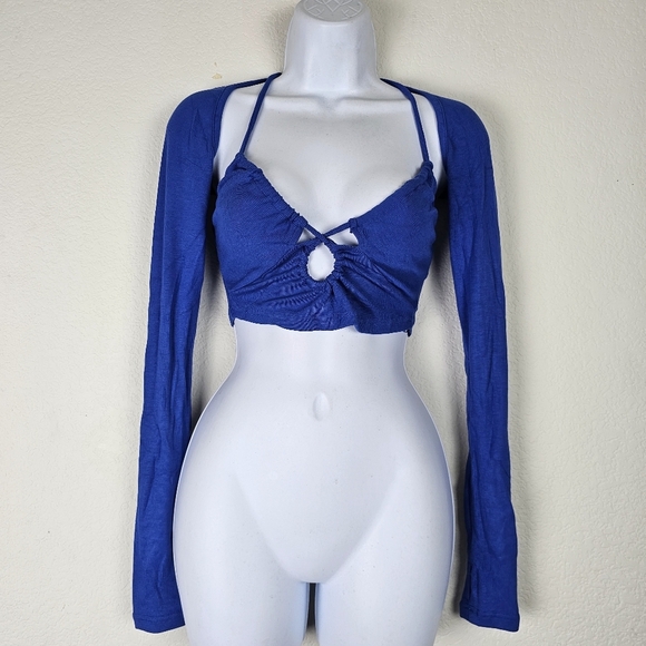 NWT BY.DYLN Silo Top Cobalt Blue XS Revolve - Picture 3 of 12